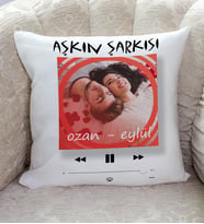 Kişiye Özel Kalp Yağmuru Yastık