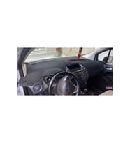 2013-2020 Modellerine Uygun Ekranlı Ford Courier Torpido Koruma Halısı Siyah Kenar Renk Sarı
