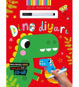 Çiz – Sil Aktivite Kitabı Dino Diyarı