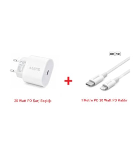PD Apple Uyumlu iPhone Yüksek Hızlı Şarj Cihazı Seti 20W