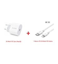 PD Apple Uyumlu iPhone Yüksek Hızlı Şarj Cihazı Seti 20W