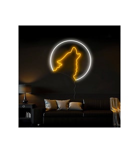 Kurt Figürlü Neon Tabela