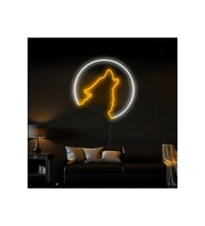 Kurt Figürlü Neon Tabela