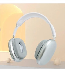 P9 Bluetooth 5.0 Mikrofonlu Gürültü Önleyici Stereo Spor TF Kartı Destekler IPX7 Kulak Üstü Kulaklık Kırmızı