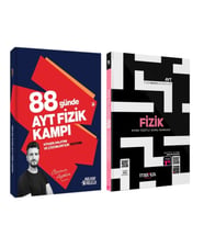 Özcan Aykın AYT 88 Günde Fizik Kampı ve Marka Soru Bankası Seti 2 Kitap