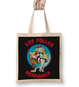 Los Pollos Hermanos 02 Bez Çanta Uzun Saplı
