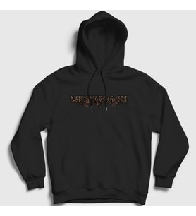 Presmono Unisex Siyah Logo V2 Meshuggah Kapüşonlu Sweatshirt 164707tt