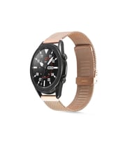 Samsung Galaxy Watch 46mm Uyumlu KRD-45 22mm Metal Kordon