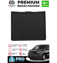 Toyota Proace City Seperatörsüz 3D Pro Bagaj Havuzu 2019 Üzeri A+ Kalite