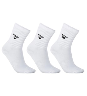 Techsport Tenis Corap 3 Lu Beyaz Tenis Çorabı (3 Çift) TS703TNS-101 Beyaz