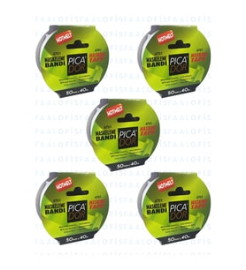 5 Adet 50x40 Kaliteli Maskeleme Bandı