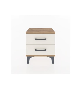 Arges Komodin 2 Çekmeceli 44x30x48 Çam-Aytaşı