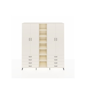 Hyperion Gardrop 10 Raflı 8 Çekmeceli 2 Askılı 220x44x243 Aytaşı-Aytaşı/Aytaşı
