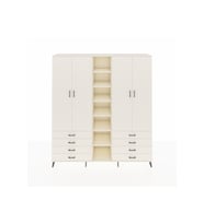 Hyperion Gardrop 10 Raflı 8 Çekmeceli 2 Askılı 220x44x243 Aytaşı-Aytaşı/Aytaşı
