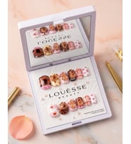 Louésse Teddy Love Takma Tırnak Seti 12’li Kapibara Figürlü Kalpli Eğlenceli Model