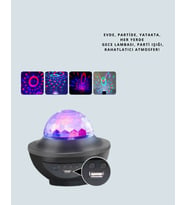 10 Renkli Kombinasyon + Breathing Light + 2 Saat Zamanlayıcılı Star Lamba
