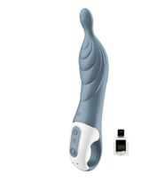 12 Farklı Güçlü Titreşimli Satisfyer A-Mazing 2 Grey A-Spot Vibratör + jel