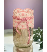 Lady Duck Handmade Dekoratif Led kavanoz