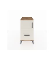 Kronos Komodin 2 Raflı Tek Çekmeceli Tek Kapaklı 44x59x80 Çam-Aytaşı