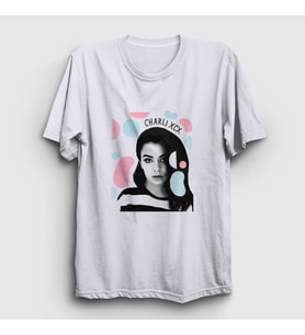 Presmono Unisex Beyaz Spots Charli Xcx T-Shirt 482230tt