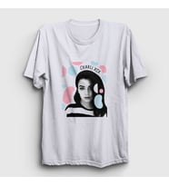 Presmono Unisex Beyaz Spots Charli Xcx T-Shirt 482230tt