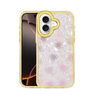 Iphone 16 Lumi Desenli Kapak - Sarı