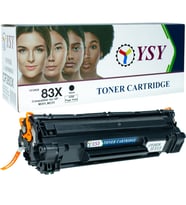 YSY HP83X CF283X 83A CF283A Laserjet Pro M201dw M201n M201 M125 M125nw M127fn M127fw M225dn M225dw  (2200) Sayfa Verimli YSY Muadil Toner Kartuş (Siyah)