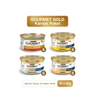 Gourmet Purina Karışık Kedi Konservesi 85 gr X 24 Adet