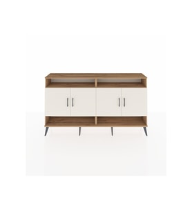 Arges Konsol 6 Raflı 4 Kapaklı 176x30x99 Çam-Aytaşı/Çam