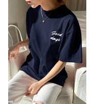 Good Days Baskılı Tasarım Tshirt (Lacivert)