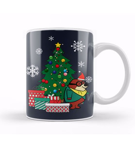 Morocco Mole Around The Christmas Tree Secret Squirrel Kupa Bardak Porselen