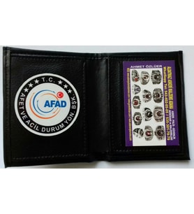 AFAD ROZETLİ CÜZDAN SATINAL,KURUM ADRESINE GONDERILIR