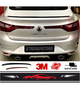 Spoiler Renault Megane 4 Bagaj Üzeri Çıta 115Cm