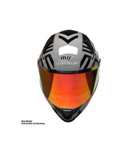 Motosiklet Kask Ece 22.r06 Sertifikalı Güneş Vizörlü Fiber Kask Full Face Motor Kaskı Yeni Sezon