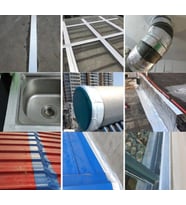5 metre x 10cm Çamur Bant Alüminyum İzolasyon Tamir Çatlak Bantı