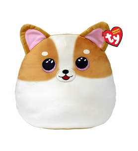 TY Beanie Boos Tanner Beyaz ve Kahverengi Squishy 25 Cm