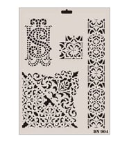 Dantel Seri Dn-904 Stencil 35X25 Cm