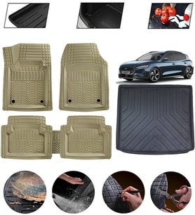 Ford Focus 5 Station Wagon Ust Uyumlu Paspas Araca Özel Bagaj Havuzu MBS Bej