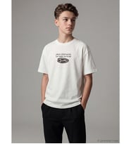 LCW Kids Beyaz Baskılı Erkek Çocuk Tişört