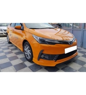Toyota Corolla E170  Custom Ön Ek Karlık Mat Siyah Plastik 2013 2014 2015 2016 2017