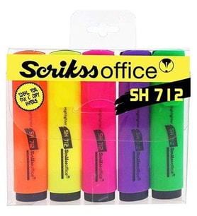Scrikss SH712 Fosforlu Kalem 5'li Ücretsiz Kargo