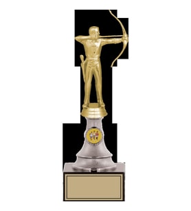 ODAK KUPA - Figürlü Kupalar - Okçu Figürlü Kupalar FG-010 B - 27 cm