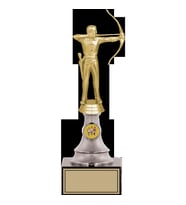 ODAK KUPA - Figürlü Kupalar - Okçu Figürlü Kupalar FG-010 B - 27 cm
