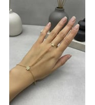 Çelik Gold Taşlı Tasarım Şahmeran - 26shm32