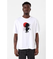 Violet Evergarden Anime Dark Poster Beyaz Erkek Oversize Tshirt
