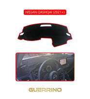 NİSSAN QASHQAI 2021 +TORPİDO KORUMA HALISI KIRMIZI KENAR