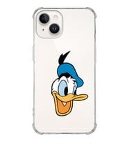 Apple iPhone 14 Plus Uyumlu Köşe Korumalı Antişok Kapak Donald Duck Tasarımlı Şeffaf  Kılıf