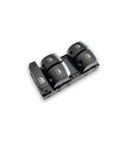 Audi Q7 2007-2009 Sol Ön Kapı Dörtlü Cam Düğmesi Krom 4F0959851H