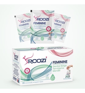 Kadın İntim Mendilleri – Vajinal Sağlığı Destekler – pH Dengeli, Aloe İçerikli, Hareket Halinde Hijyen, Koku Giderir – Genital Temizlik Mendilleri – 20li Ayrı Paketlenmiş Mendil