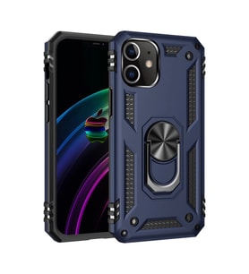 İphone 12 Mini Kılıf Sofya Yüzüklü Kapak - Lacivert
